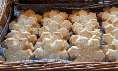 Shortbread Snowflakes