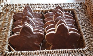 Chocolate dipped stars