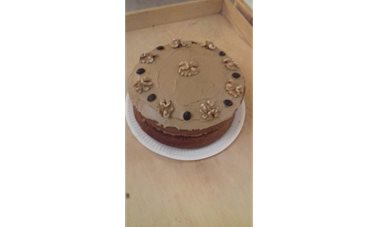 Coffee and Walnut Cake