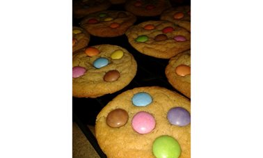 Smartie Cookies
